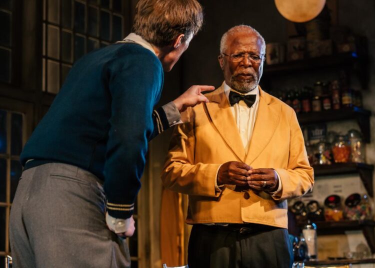 Ben Beatty, left, and John Kani in "'Master Harold'... and the Boys" at the Geffen Playhouse.