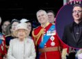 image of royal family, inset John Oliver