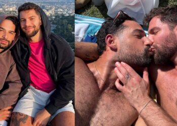 Johnny Sibilly loves kissing his handsome boyfriend