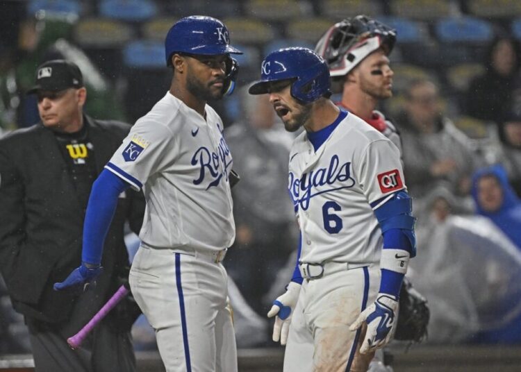 Jonathan India belts slam as Royals outslug Twins - Field Level Media - Professional sports content solutions