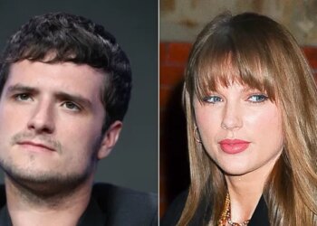 Josh Hutcherson and Taylor Swift.