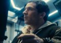 This image released by Universal Pictures shows Josh O'Connor in a scene from "Disclosure Day." (Universal Pictures and Amblin Entertainment via AP)