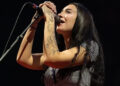 Julia Wolf opens for mgk at Utilita Arena Birmingham on March 10, 2026 in Birmingham, England. (Katja Ogrin/Redferns)