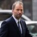 Michael Rapino, chief executive officer and president of Live Nation Entertainment Inc., arrives at Manhattan Federal court, Thursday, March 19, 2026 in New York. (AP Photo/Adam Gray)