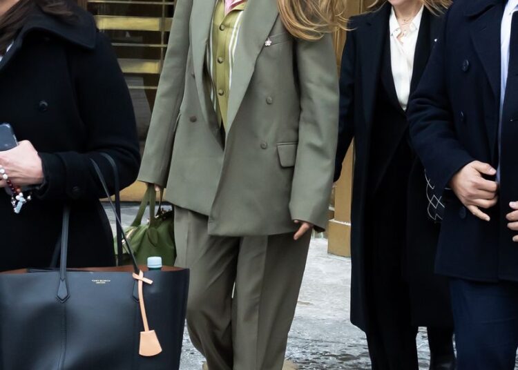 Blake Lively is seen leaving the federal courthouse after pre-trial conference.