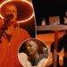 An image collage containing 3 images, Image 1 shows Justin Bieber singing into a microphone on stage, with an orange halo of light behind his head, Image 2 shows Justin Bieber performing on stage with a laptop, a large screen behind him displaying another person, Image 3 shows Justin Bieber on a monitor, with visible screen content in the background, labeled