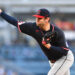 LOS ANGELES, CA - APRIL 01: Cleveland Guardians pitcher Gavin Williams (32) throws a pitch during the MLB game between the Cleveland Guardians and the Los Angeles Dodgers on March 28, 2026 at Dodger Stadium in Los Angeles, CA. (Photo by Brian Rothmuller/Icon Sportswire via Getty Images)