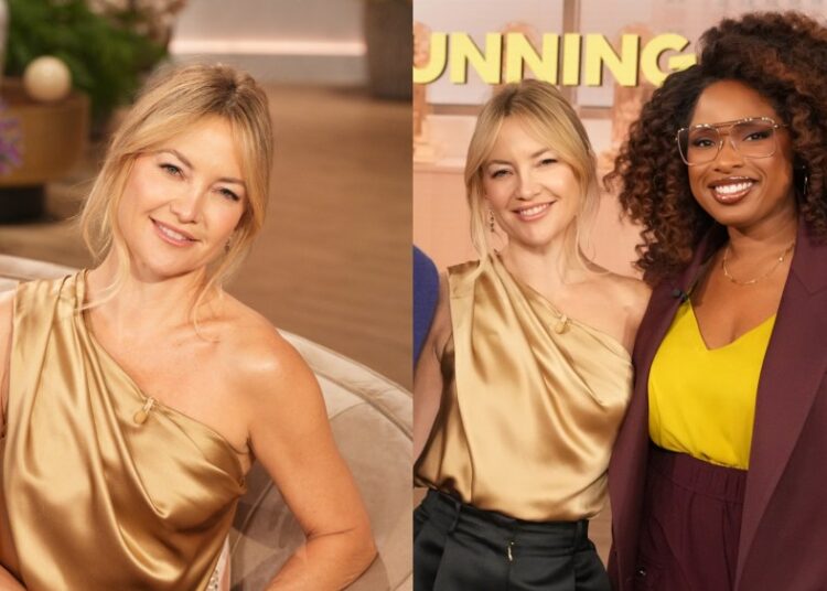 Kate Hudson Does Tailored Dressing for 'The Jennifer Hudson Show'