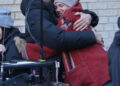 Joshua Jackson and Katie Holmes are seen on the set of 'Happy Hours.'Credit: Jose Perez/Bauer-Griffin/GC Images