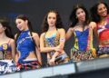 US girl group Katseye performs on stage during the first day of the Estereo Picnic music festival at the Simon Bolivar park in Bogota on 20 March 2026