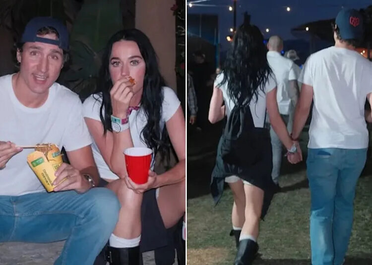 Katy Perry and Justin Trudeau