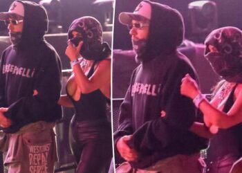 Kim Kardashian and Lewis Hamilton cozy up at Coachella 2026