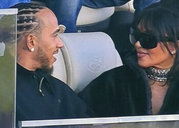 Kim Kardashian and Lewis Hamilton