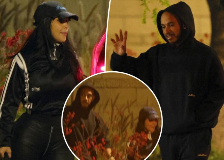 Kim Kardashian makes whirlwind trip to London, picks up Lewis Hamilton as romance heats up