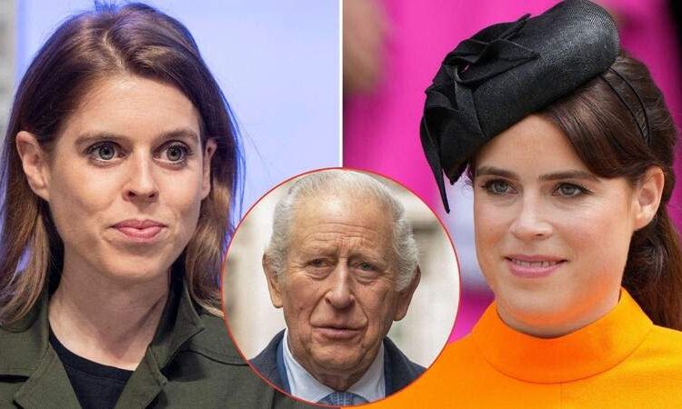 Princesses Beatrice and Eugenie have been allowed to miss the Royal Family's Easter celebrations by King Charles.MEGA