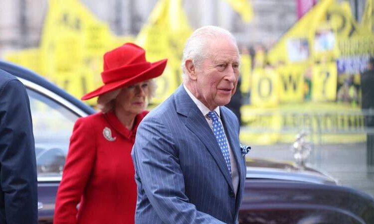 King Charles III preparing for a state visit to Washington.MEGA