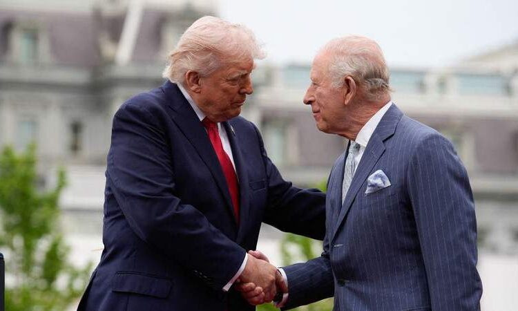 King Charles arrived in Washington, D.C., for a high-stakes visit.MEGA