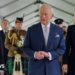 Britain's King Charles and Queen Camilla arrive to visit the 9/11 Memorial as part of their state visit to the United States, in New York City