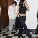 Kylie Jenner and Timothée Chalamet leaving Sushi Park on April 7.