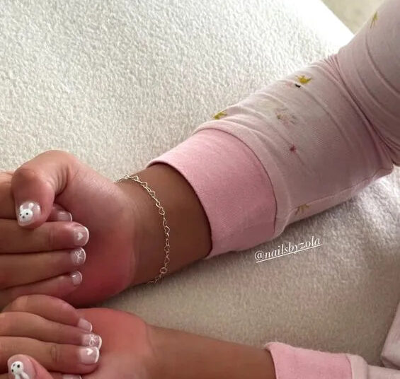 Stormi's Easter manicureCredit: Kylie Jenner/Instagram
