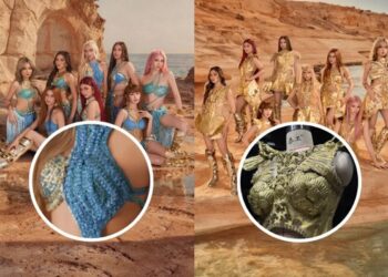 LOOK: BINI’s Coachella outfits were made of sustainable materials and real gold leaf, incorporating Filipino heritage into show-stopping looks