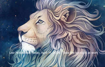Leo Horoscope Today, April 11, 2026:  Take the spotlight at work