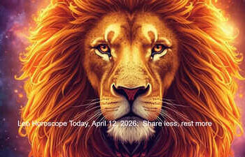 Leo Horoscope Today, April 12, 2026:  Share less, rest more