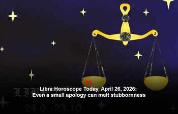 Libra Horoscope Today, April 26, 2026: Even a small apology can melt stubbornness