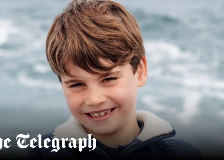 Life’s a beach for Prince Louis as he celebrates eighth birthday