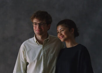 Charlie (Robert Pattinson) and Emma (Zendaya) have their wedding week derailed by a piece of info getting out in "The Drama."
