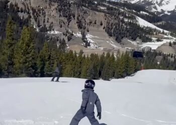 Meghan Markle's 'adorable' new video of Prince Harry skiing with their son Prince Archie has left royal fans delighted
