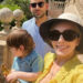 Lindsay Lohan with husband Bader Shammas and son Luai.Credit: Lindsay Lohan/Instagram