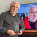 Santi Visalli holds his award from the American Photography Archives Group. (Courtesy photo)