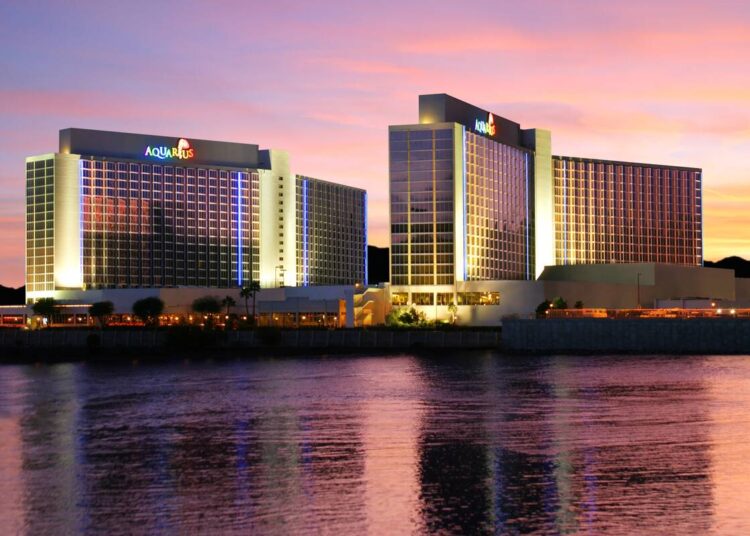 Aquarius hotel-casino. (Golden Entertainment)