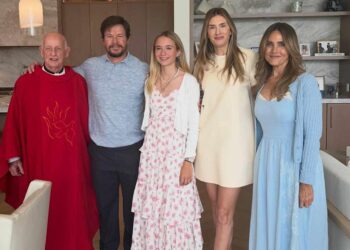 Mark and Rhea Wahlberg celebrate daughter Grace's confirmation.Credit: Mark Wahlberg/Instagram