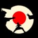 An abstract, minimalist composition featuring bold, jagged geometric shapes in high-contrast red and white, conceptually representing the physical and philosophical essence of martial arts cinema.