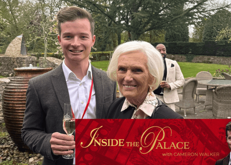 Mary Berry and Cameron Walker