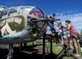 Visitors check out an aircraft during the 2016 Open Cockpit Day at Castle Air Museum in Atwater.