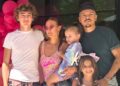 Ashlee Simpson and Evan Ross with their kids in July 2023.Credit: Evan Ross/Instagram