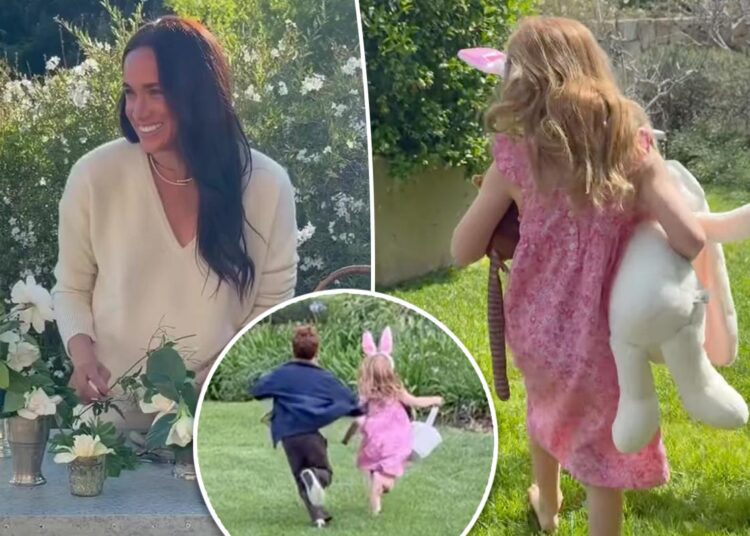 Meghan Markle shares a peep at Prince Archie and Princess Lilibet's Easter festivities