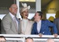 Mia Tindall was very animated as she joined her parents Mike and Zara Tindall at Aintree