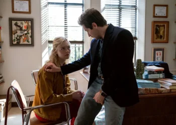 Elle Fanning and Michael Angarano in 'Margo's Got Money Troubles' on Apple TVCredit: Apple TV