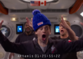 three actors playing astronauts in a comedy skit