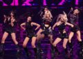 Members of the K-pop group NMIXX perform on stage during the 65th Vina del Mar International Song Festival in Vina del Mar, Chile, Feb. 25. AFP-Yonhap