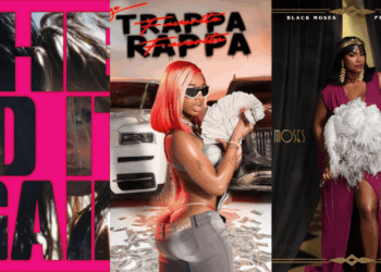 Split Image Of Cover Art For Tyla and Zara Larsson, Sexyy Red, Teedra Moses