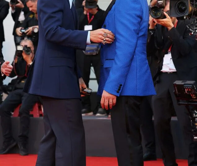 Harry Styles and Nick Kroll at the 'Don't Worry Darling' premiere at the Venice Film Festival on Sept. 5, 2022Credit: Stefania D'Alessandro/WireImage
