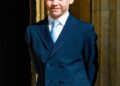 He's known and beloved for his cheeky antics at royal events - but the famously playful Prince Louis appeared to be on his best behaviour during Sunday's Easter Service at St George's Chapel in Windsor