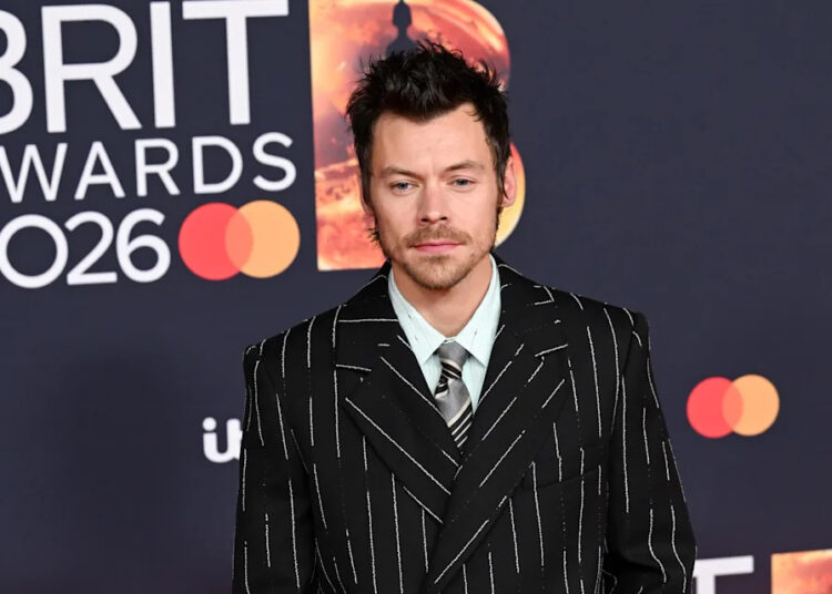 Harry Styles at The BRIT Awards 2026 held at Co-op Live on February 28, 2026 in Manchester, England.