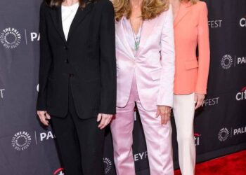 (L-R) Kate Jackson, Jaclyn Smith and Cheryl Ladd attend the "Charlie's Angels" 50th Anniversary Celebration during PaleyFest LA