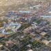 Renderings the Royals shared on April 22, 2026. Our Lady of Sorrows church is visible to the southeast of home plate.